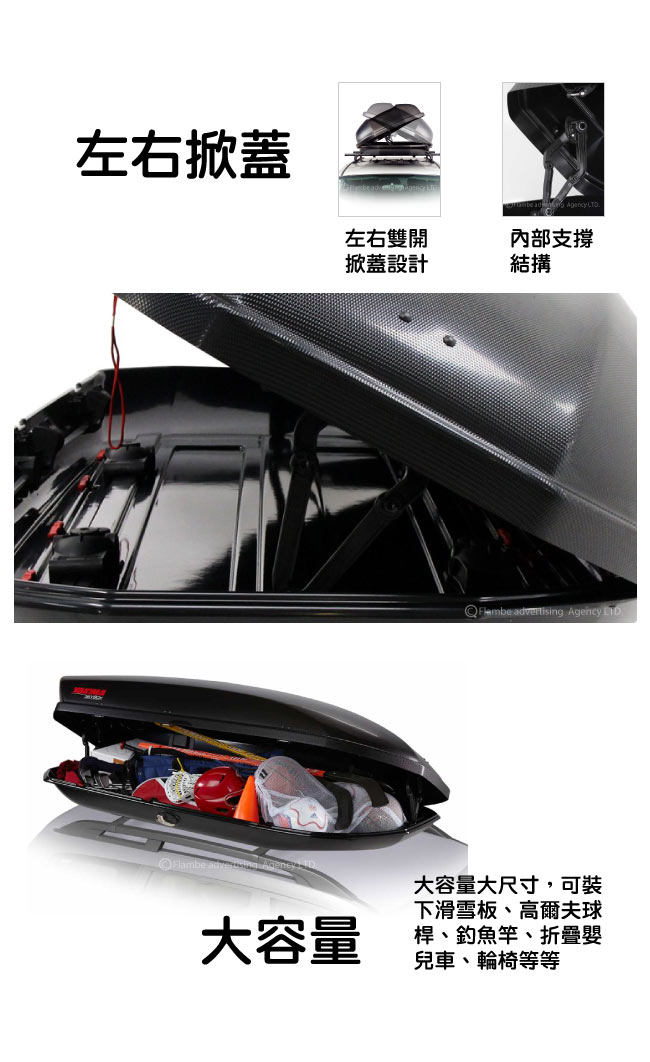 YAKIMA 車頂行李箱 SKY BOX 18S